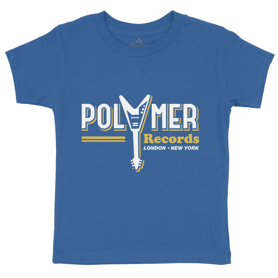 Polymer Kids Crew Neck T-Shirt Music D294