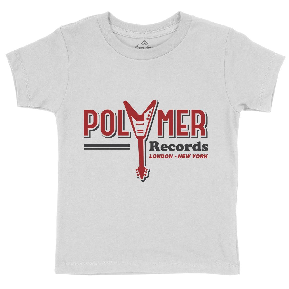 Polymer Kids Organic Crew Neck T-Shirt Music D294