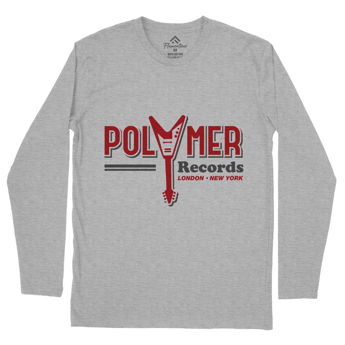 Polymer Mens Long Sleeve T-Shirt Music D294