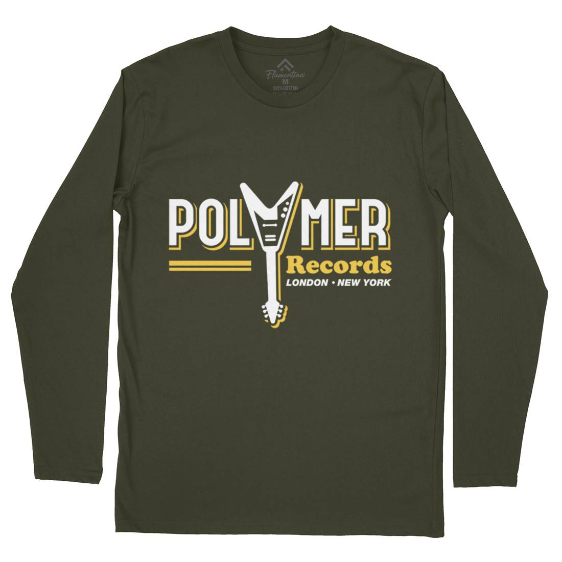 Polymer Mens Long Sleeve T-Shirt Music D294