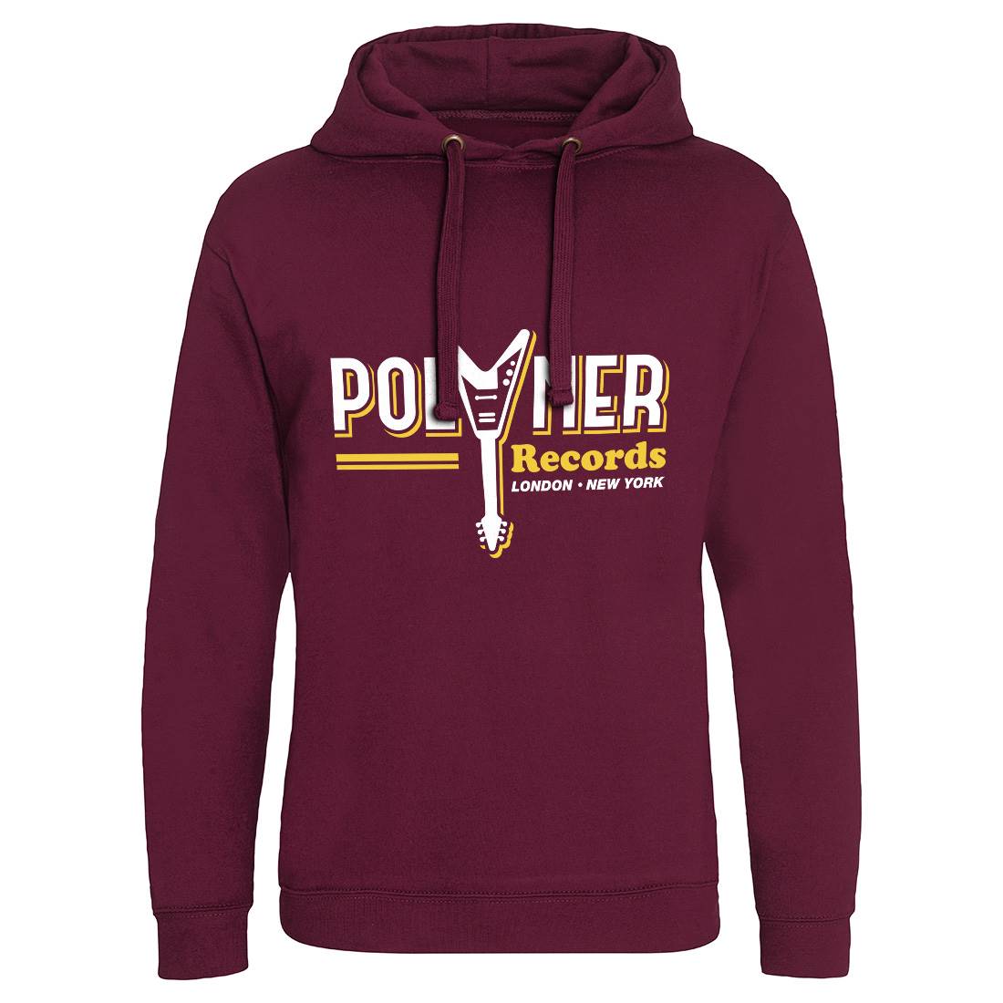 Polymer Mens Hoodie Without Pocket Music D294
