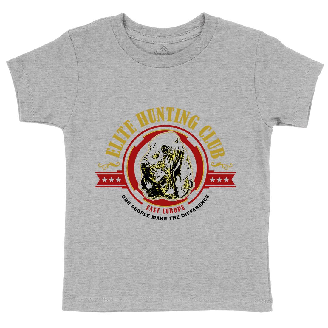 Elite Hunting Club Kids Organic Crew Neck T-Shirt Horror D295