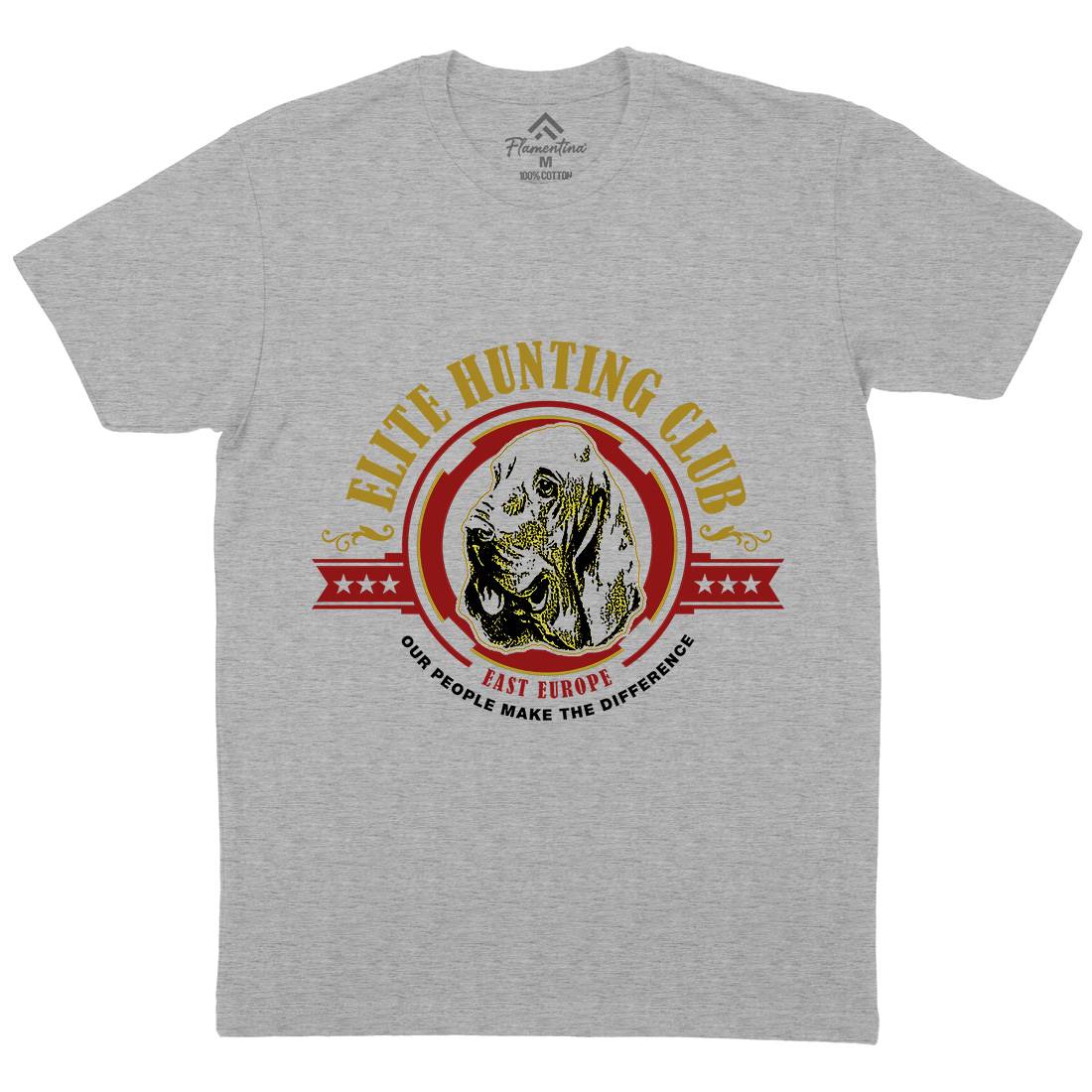 Elite Hunting Club Mens Crew Neck T-Shirt Horror D295