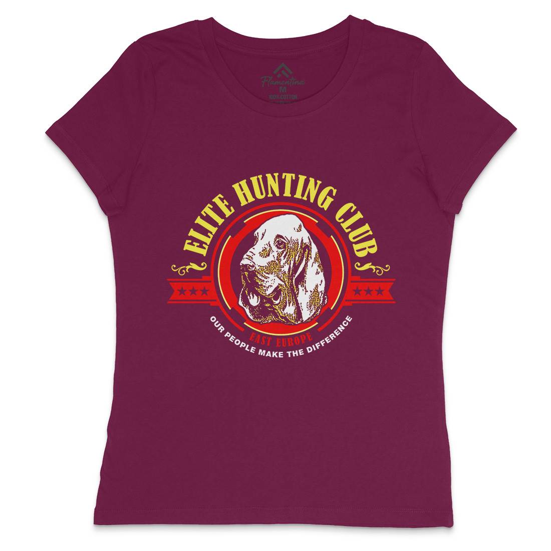 Elite Hunting Club Womens Crew Neck T-Shirt Horror D295