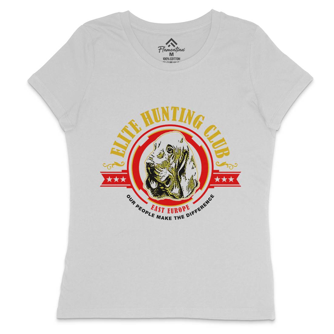 Elite Hunting Club Womens Crew Neck T-Shirt Horror D295