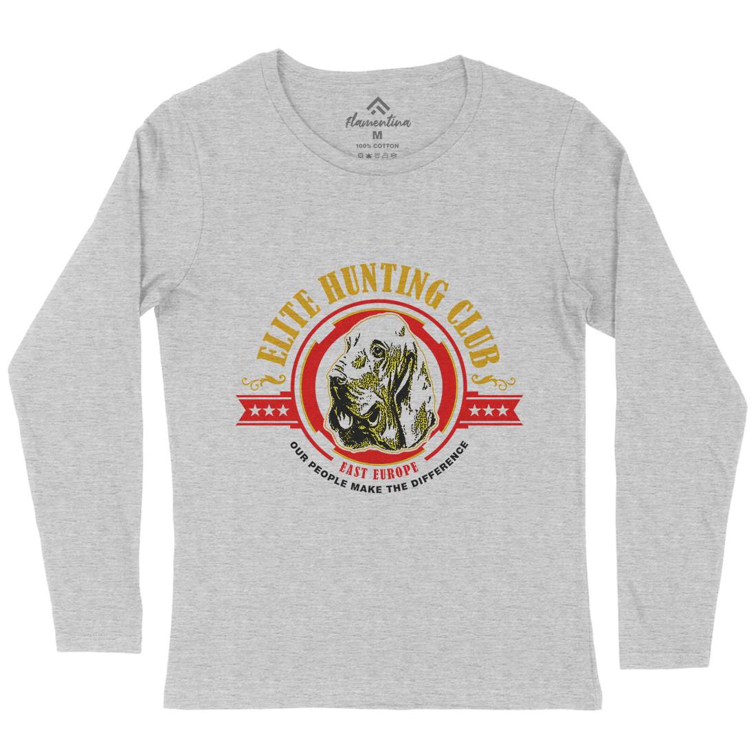 Elite Hunting Club Womens Long Sleeve T-Shirt Horror D295