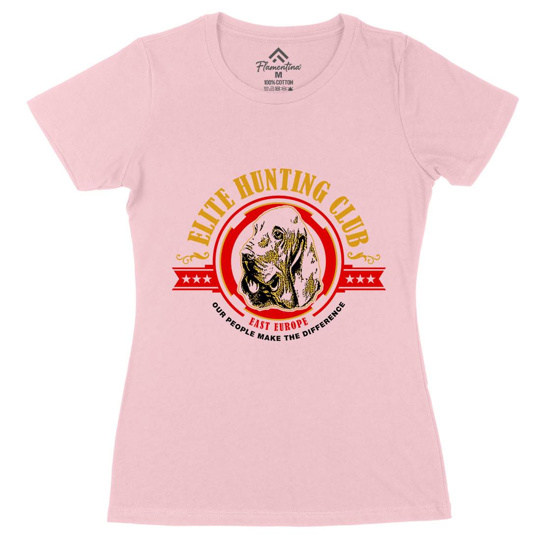 Elite Hunting Club Womens Organic Crew Neck T-Shirt Horror D295