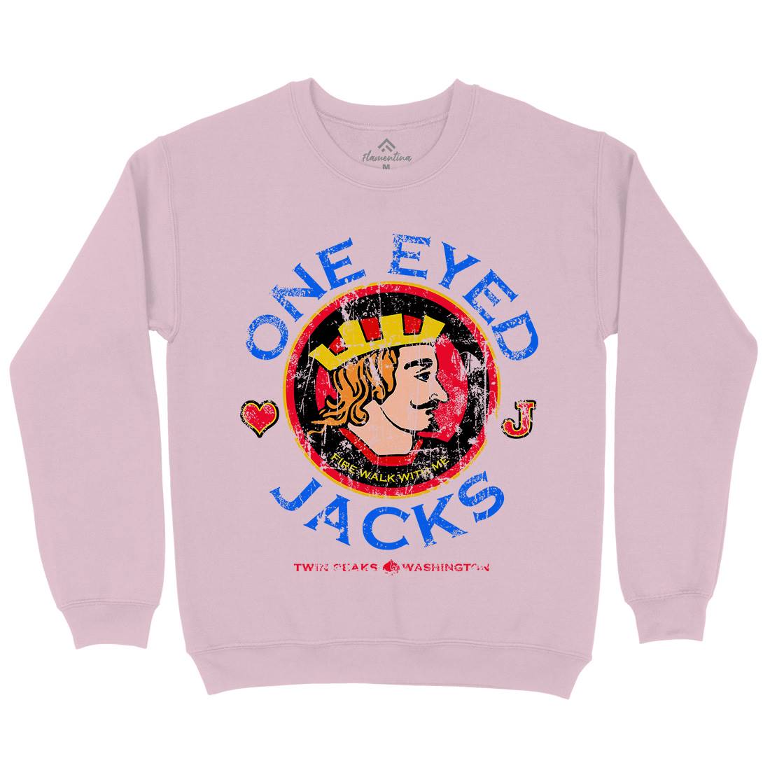 One Eyed Jacks Kids Crew Neck Sweatshirt Horror D296