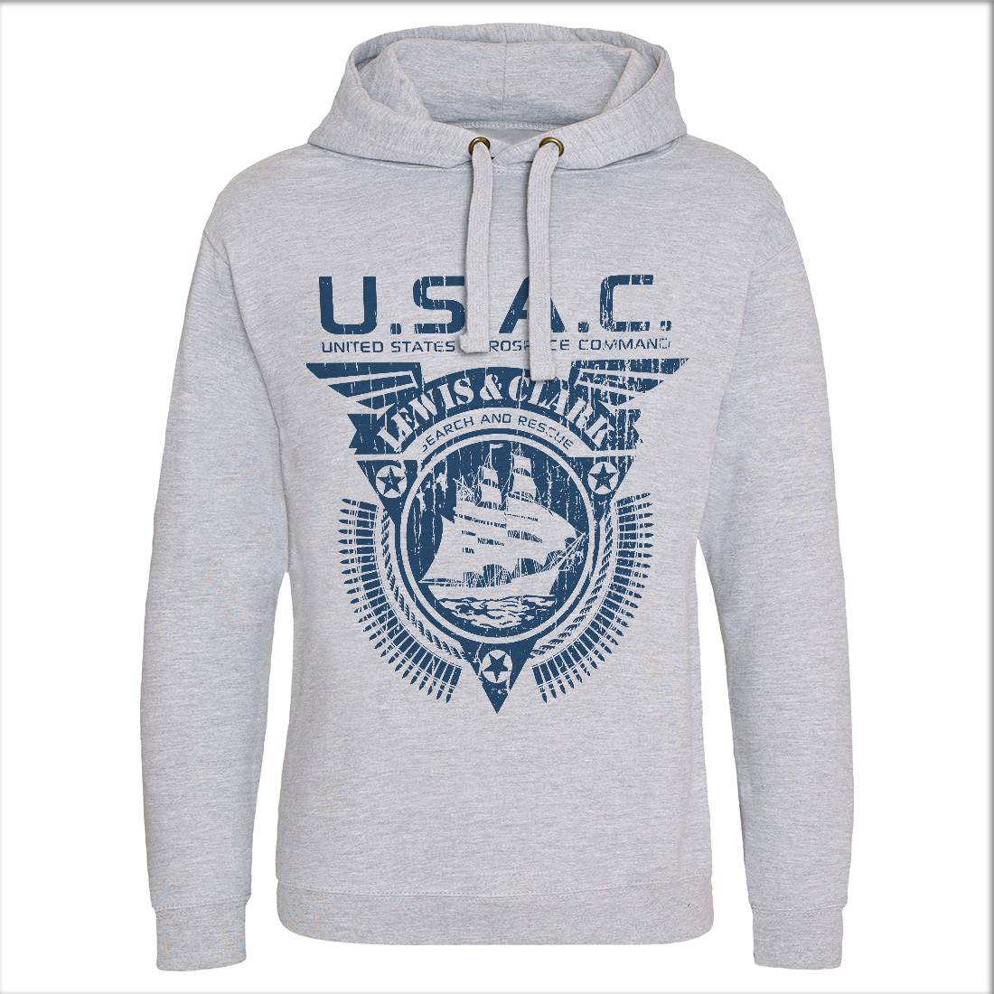 Usac Lewis And Clark Mens Hoodie Without Pocket Space D297