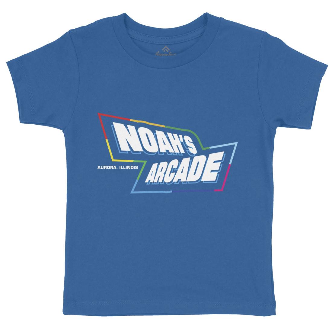 Noahs Arcade Kids Organic Crew Neck T-Shirt Retro D298