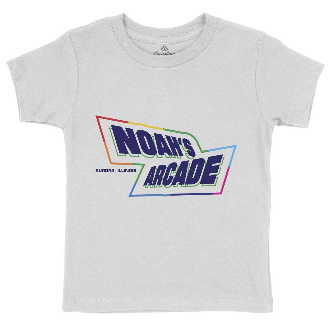 Noahs Arcade Kids Organic Crew Neck T-Shirt Retro D298