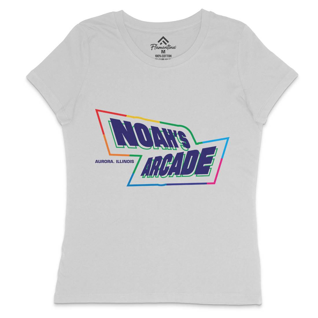 Noahs Arcade Womens Crew Neck T-Shirt Retro D298