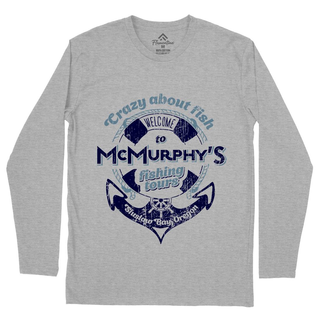 Mcmurphy Fishing Mens Long Sleeve T-Shirt Sport D299