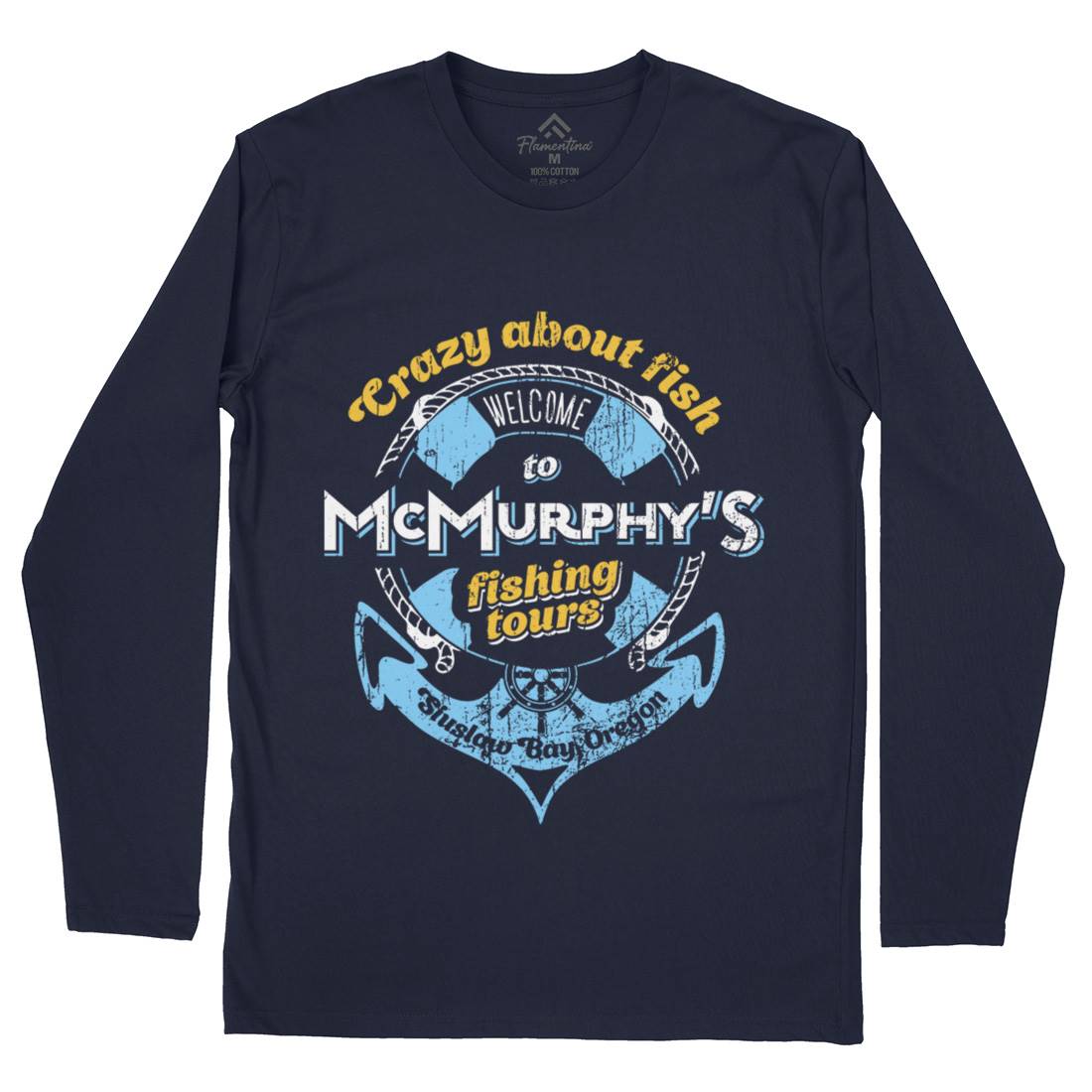 Mcmurphy Fishing Mens Long Sleeve T-Shirt Sport D299