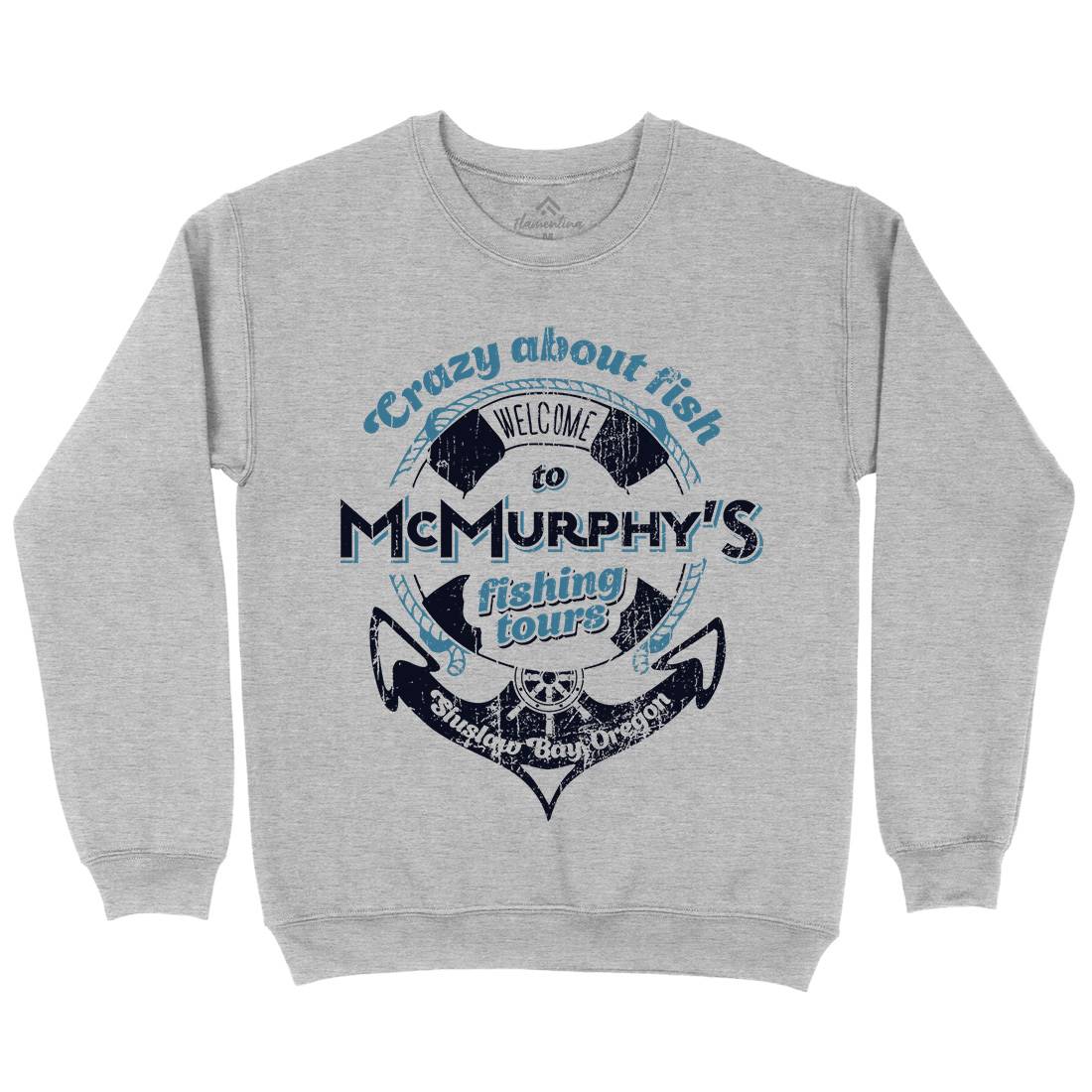 Mcmurphy Fishing Mens Crew Neck Sweatshirt Sport D299