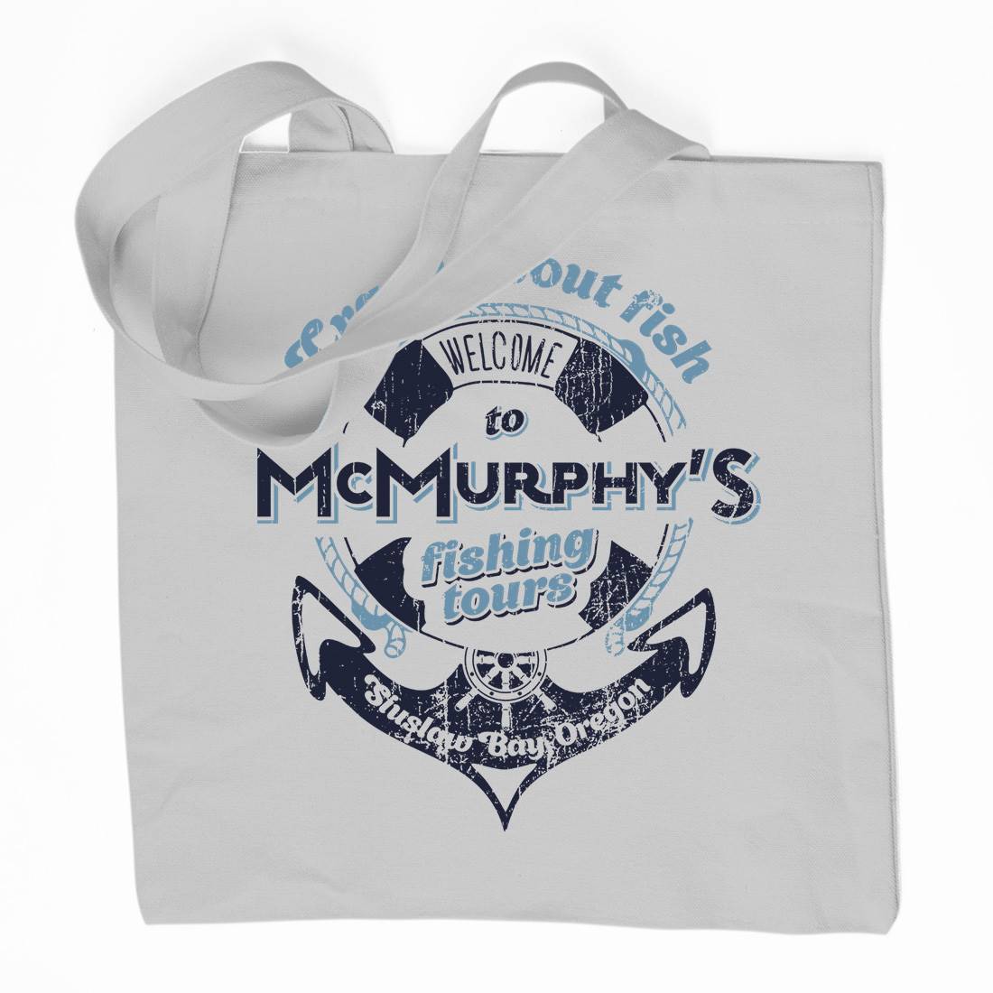 Mcmurphy Fishing Organic Premium Cotton Tote Bag Sport D299