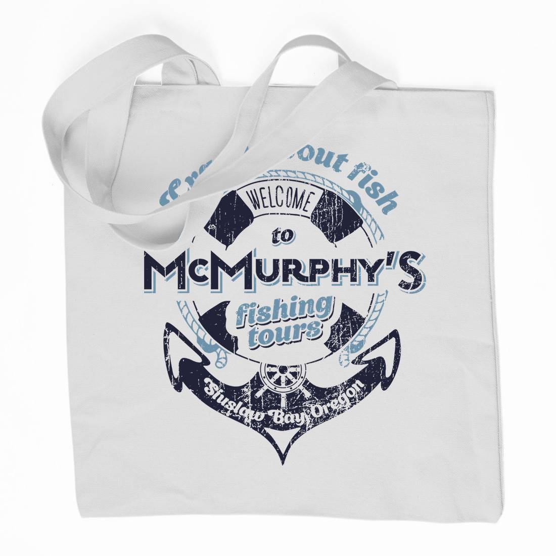 Mcmurphy Fishing Organic Premium Cotton Tote Bag Sport D299