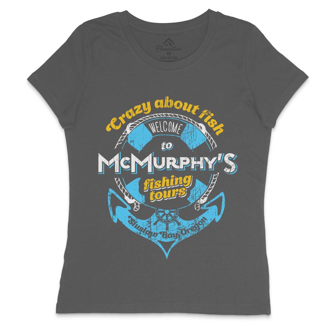 Mcmurphy Fishing Womens Crew Neck T-Shirt Sport D299