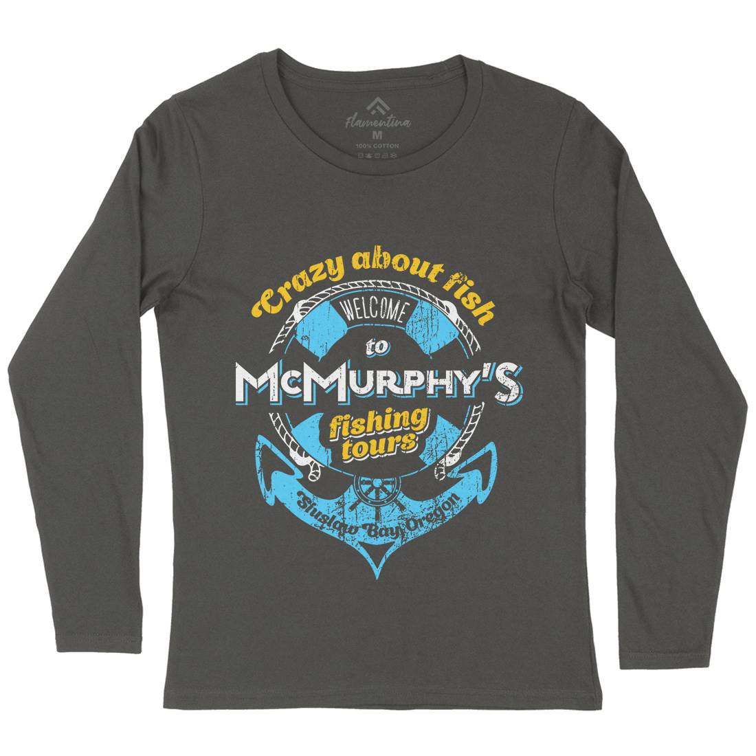 Mcmurphy Fishing Womens Long Sleeve T-Shirt Sport D299