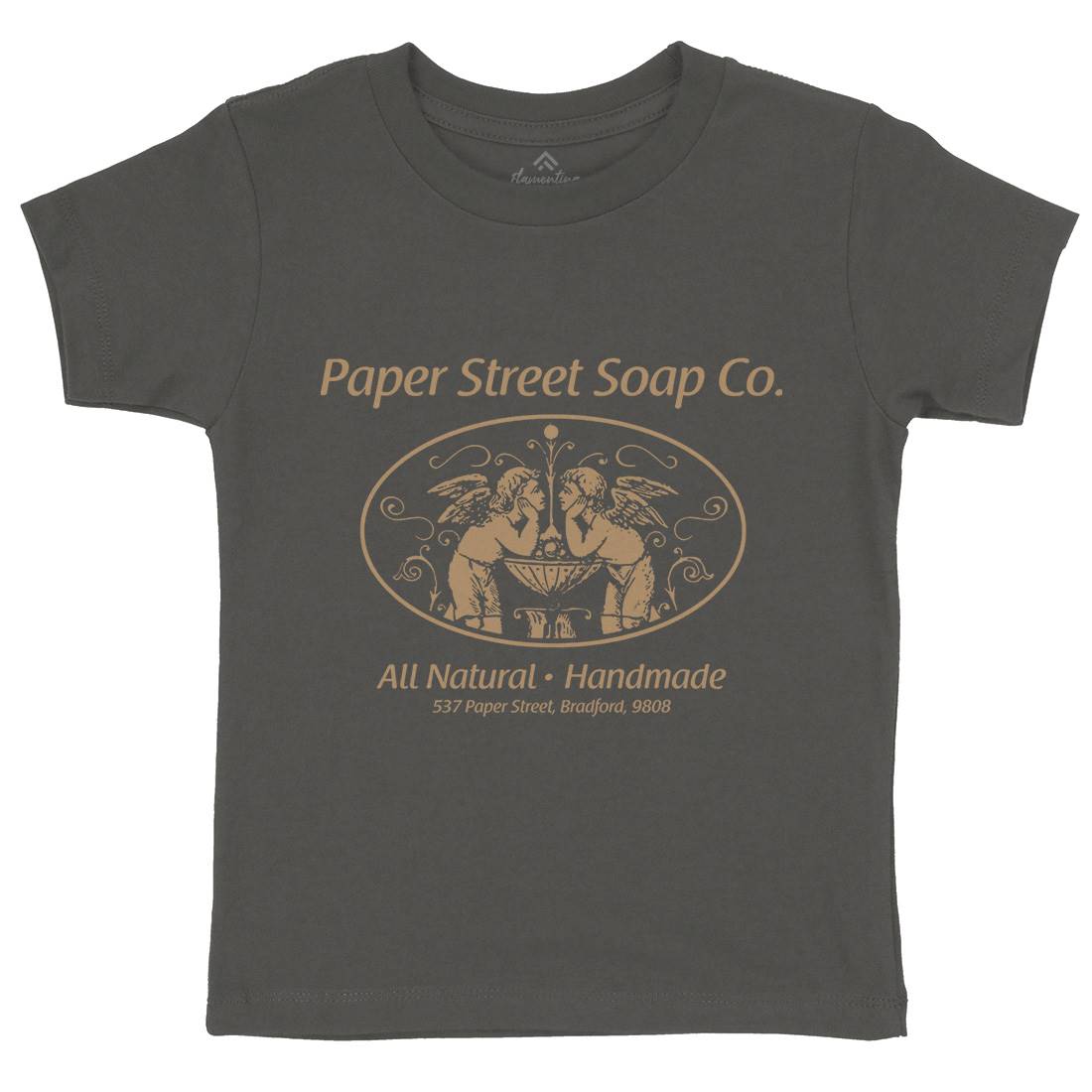 Paper Street Kids Organic Crew Neck T-Shirt Sport D300