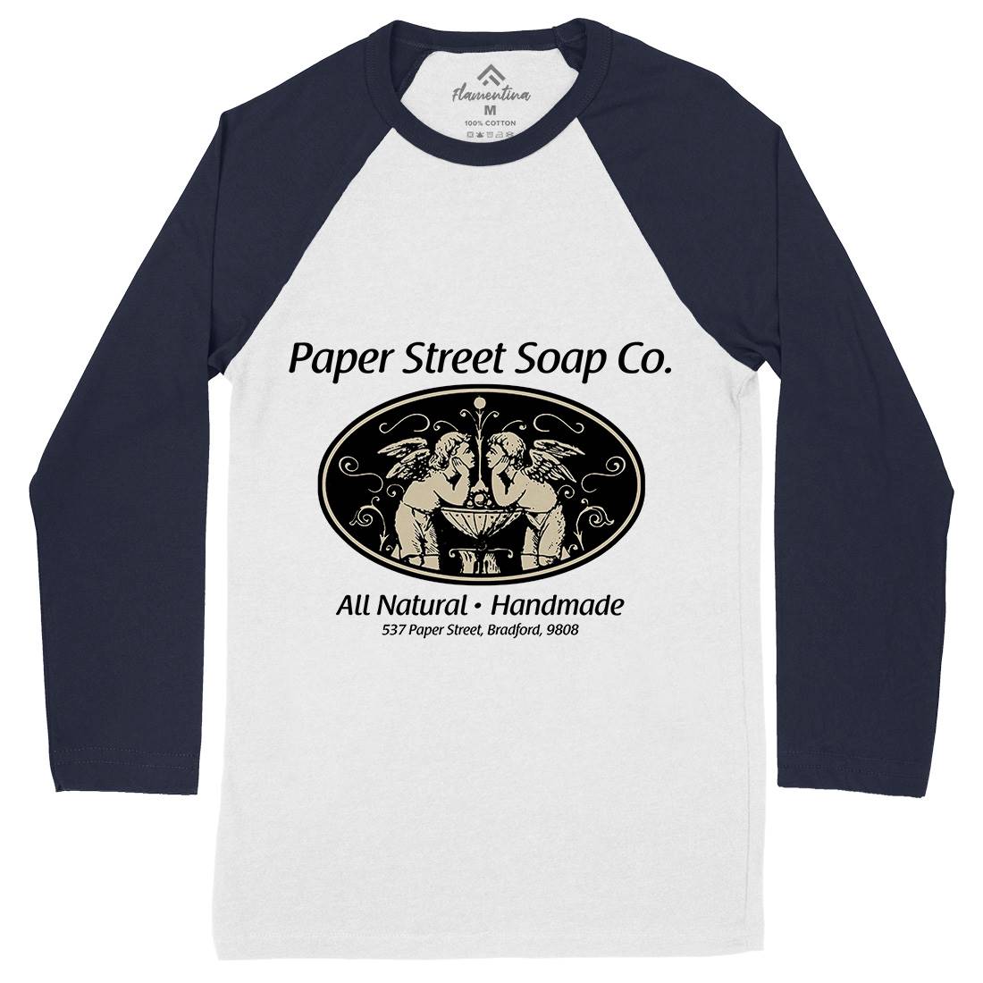 Paper Street Mens Long Sleeve Baseball T-Shirt Sport D300