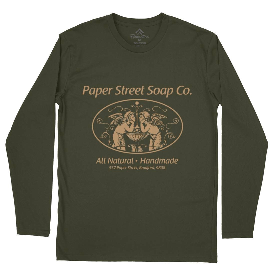 Paper Street Mens Long Sleeve T-Shirt Sport D300