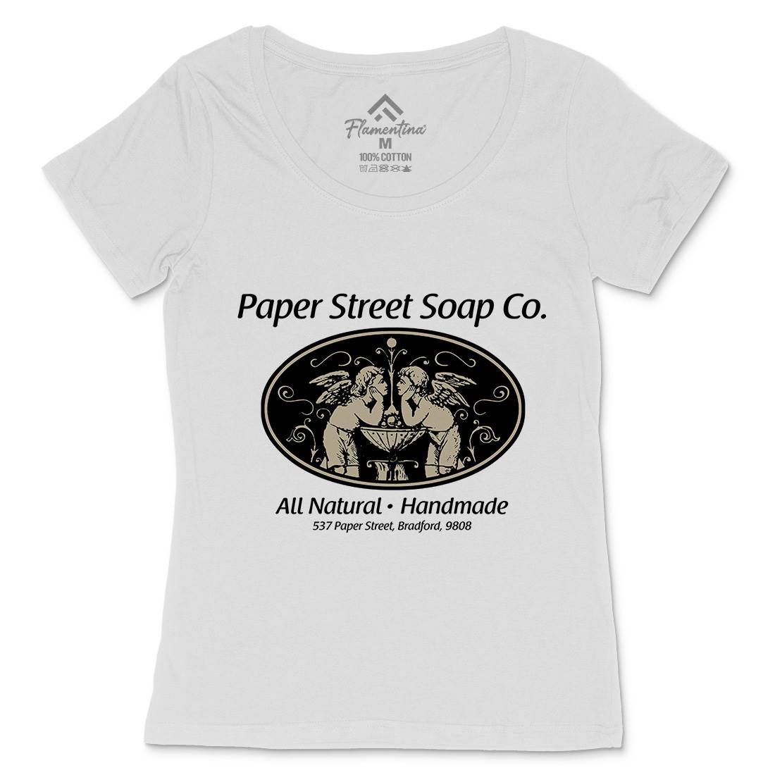 Paper Street Womens Scoop Neck T-Shirt Sport D300