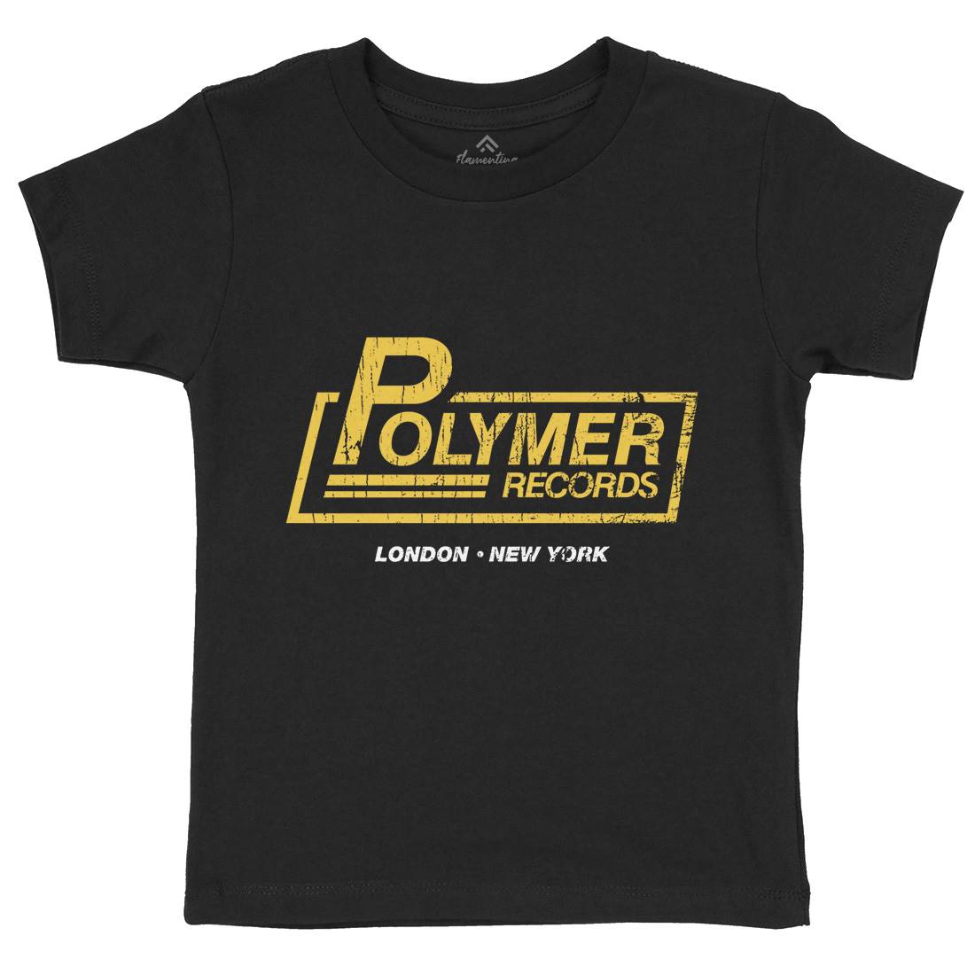 Polymer Kids Organic Crew Neck T-Shirt Music D302