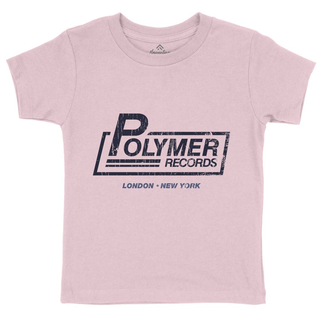 Polymer Kids Crew Neck T-Shirt Music D302