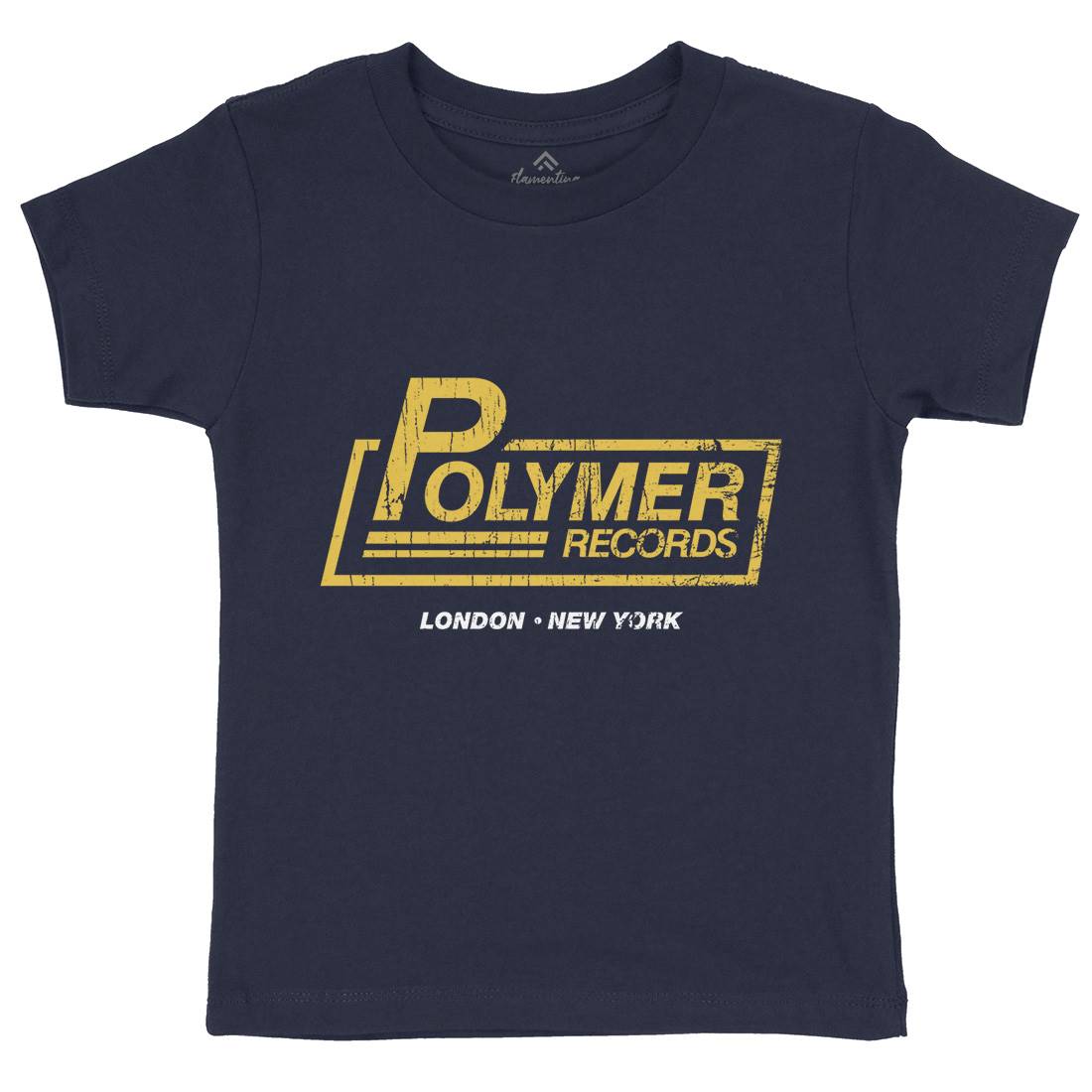 Polymer Kids Crew Neck T-Shirt Music D302