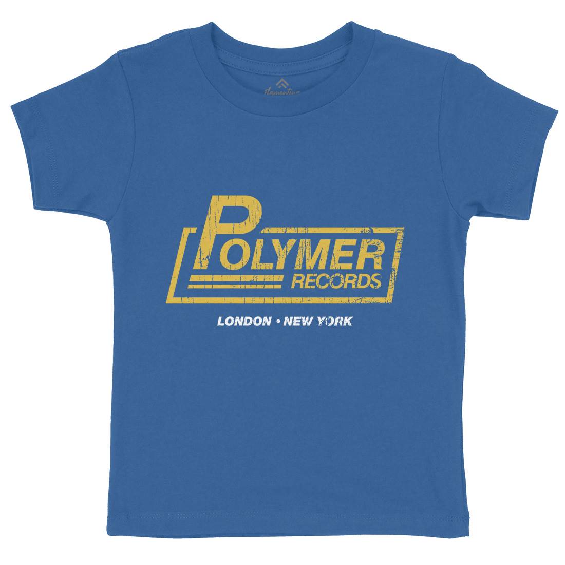 Polymer Kids Organic Crew Neck T-Shirt Music D302