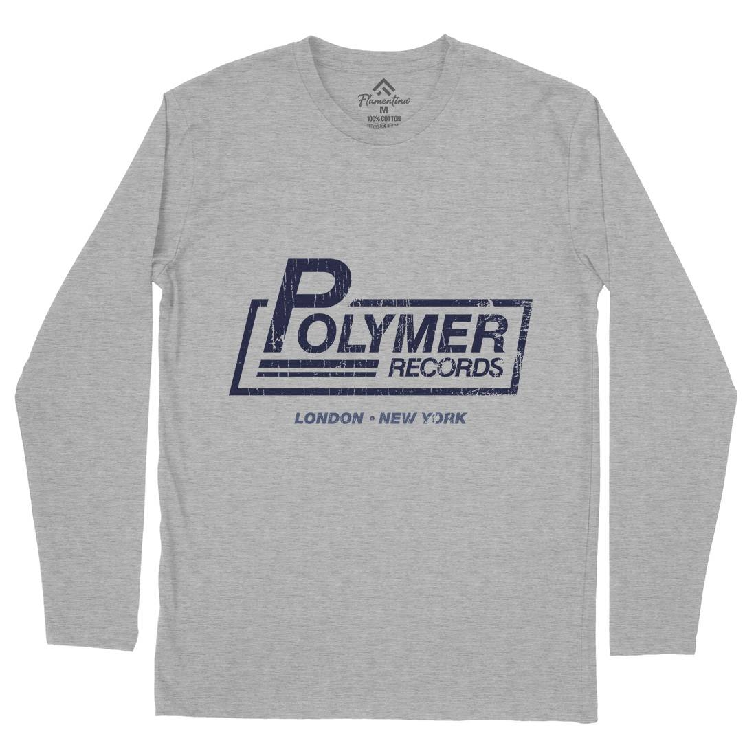 Polymer Mens Long Sleeve T-Shirt Music D302