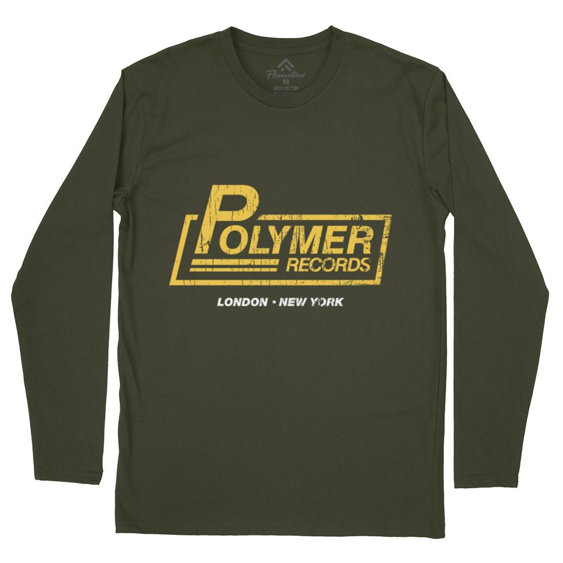 Polymer Mens Long Sleeve T-Shirt Music D302