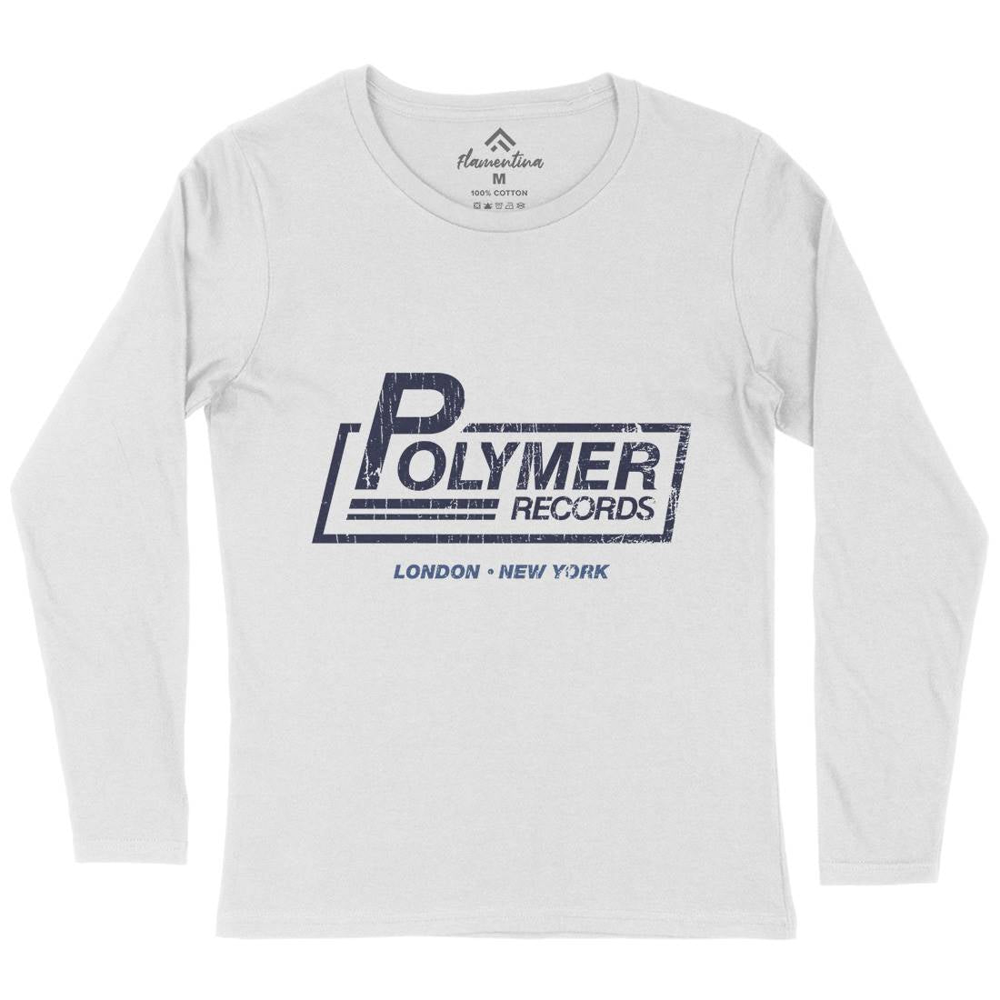 Polymer Womens Long Sleeve T-Shirt Music D302