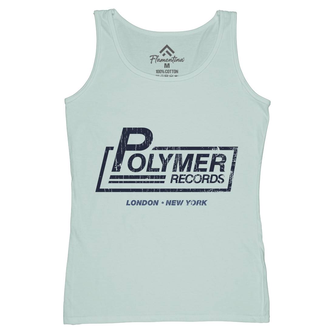 Polymer Womens Organic Tank Top Vest Music D302