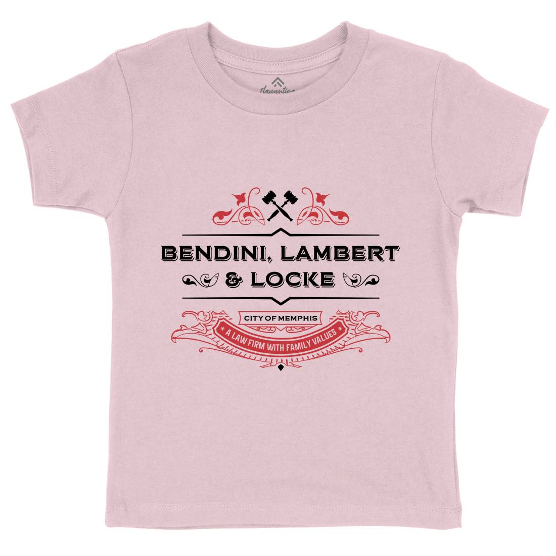 Bendini Lambert And Locke Kids Crew Neck T-Shirt Work D303
