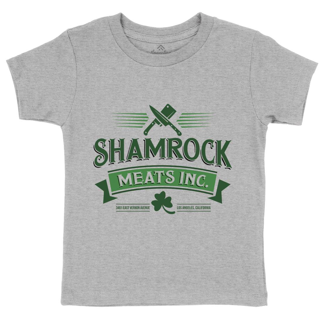 Shamrock Meat Inc Kids Crew Neck T-Shirt Food D305