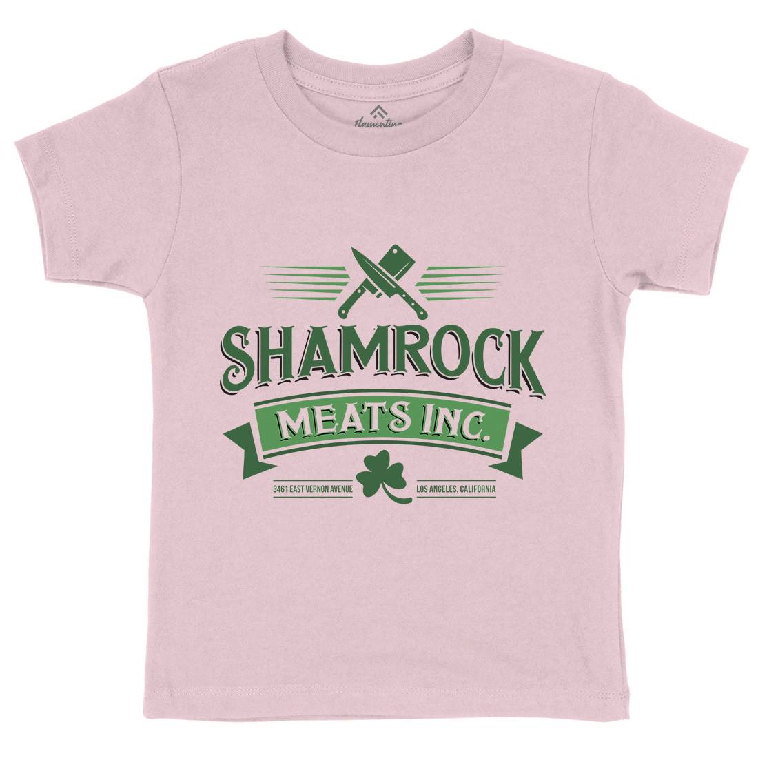 Shamrock Meat Inc Kids Crew Neck T-Shirt Food D305