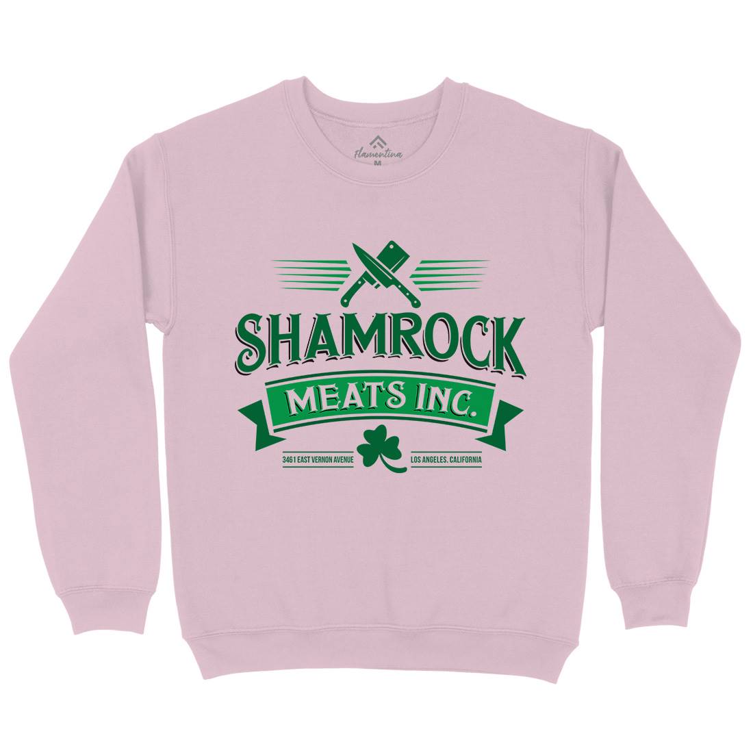 Shamrock Meat Inc Kids Crew Neck Sweatshirt Food D305