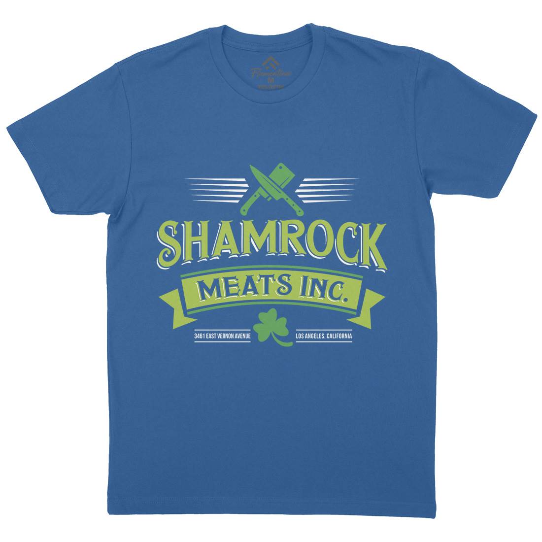 Shamrock Meat Inc Mens Crew Neck T-Shirt Food D305