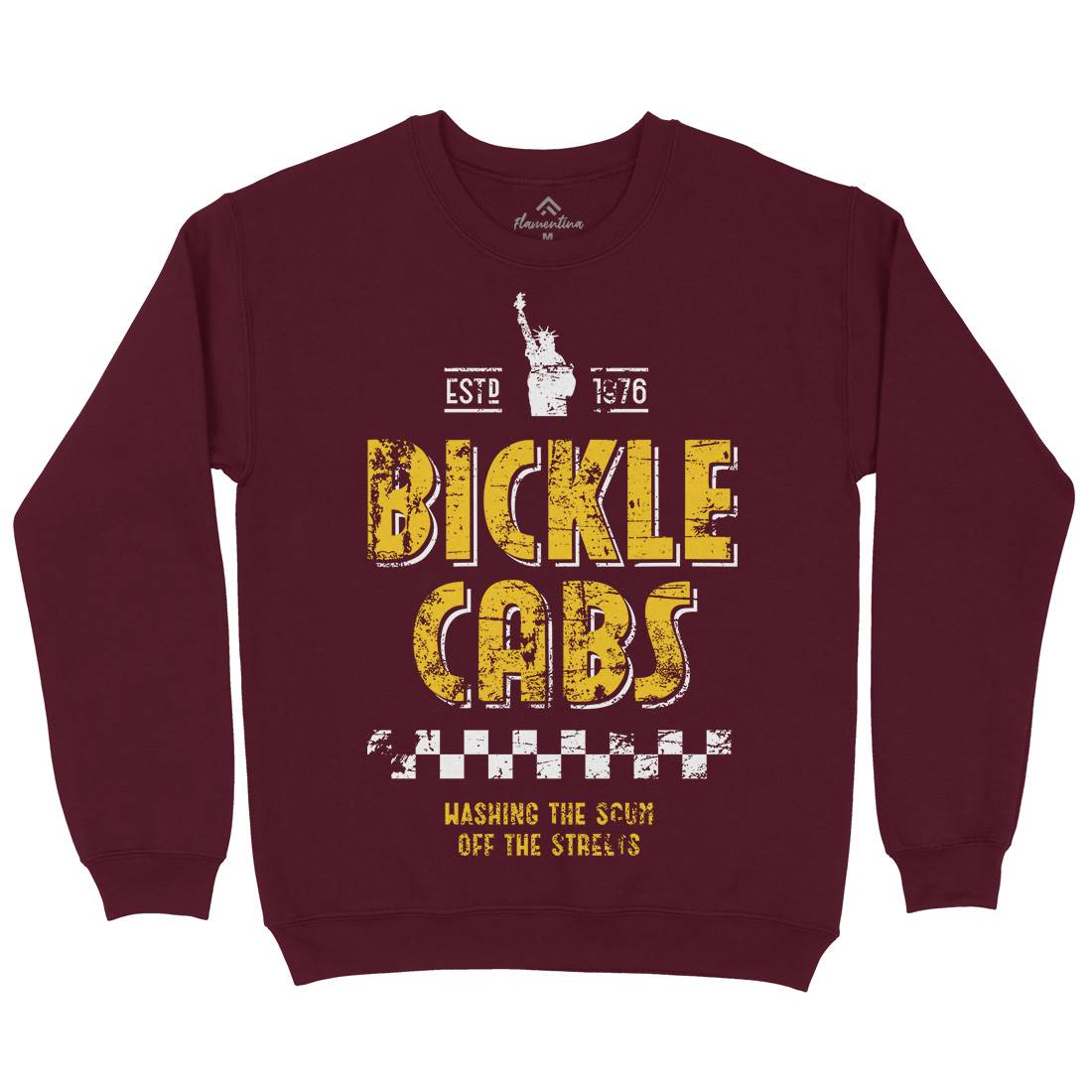 Bickle Cabs Kids Crew Neck Sweatshirt Retro D306