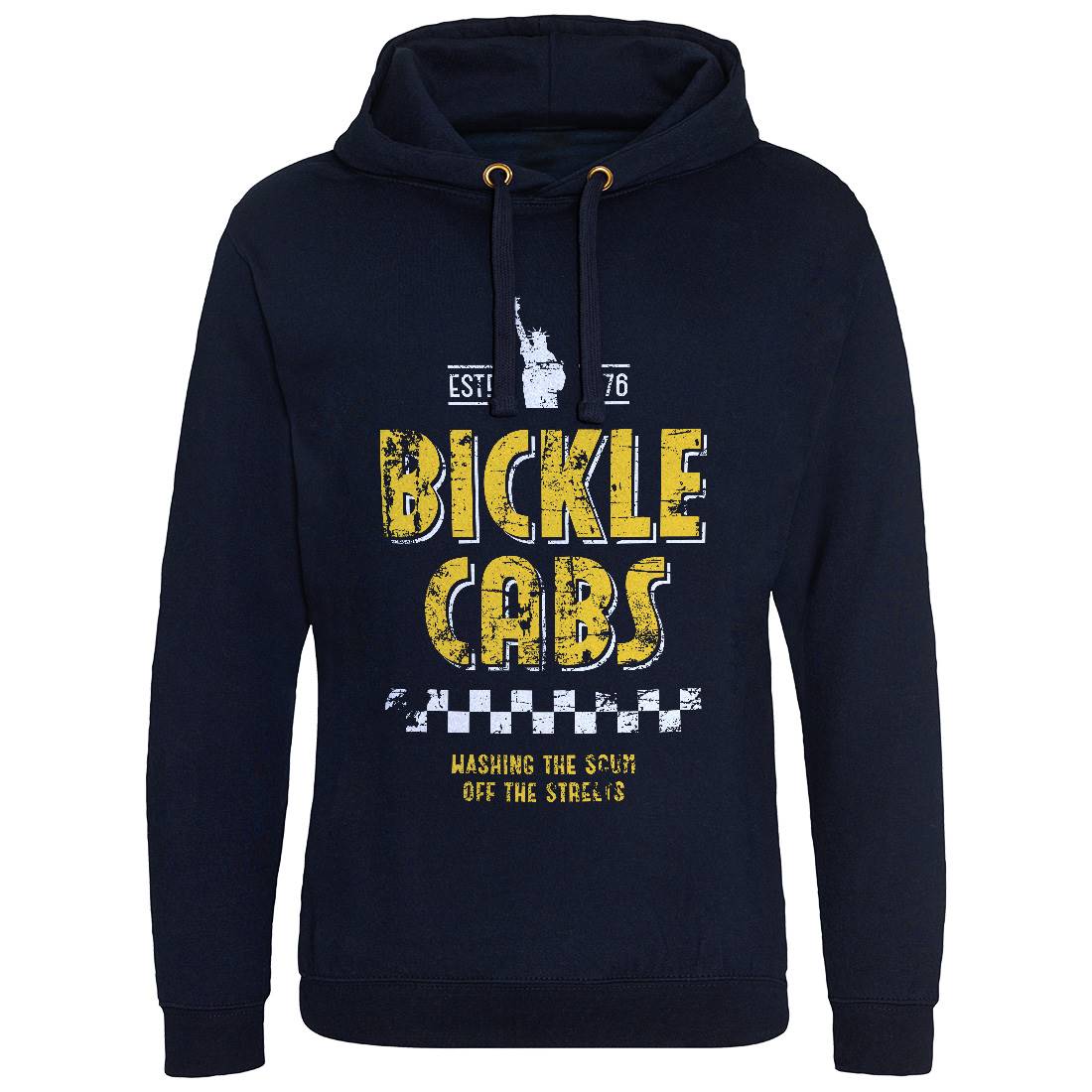 Bickle Cabs Mens Hoodie Without Pocket Retro D306
