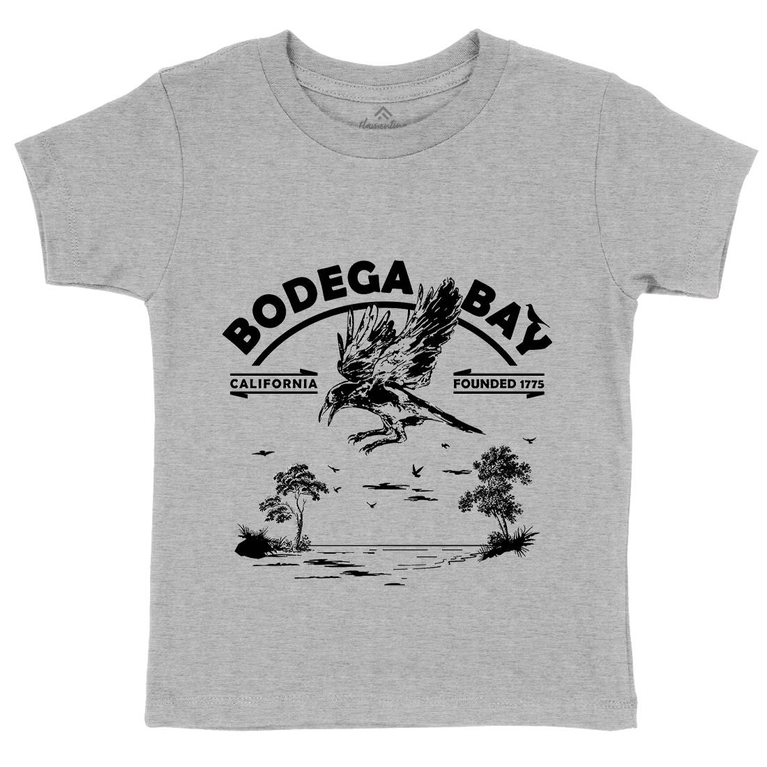 Bodega Bay Kids Organic Crew Neck T-Shirt Horror D310