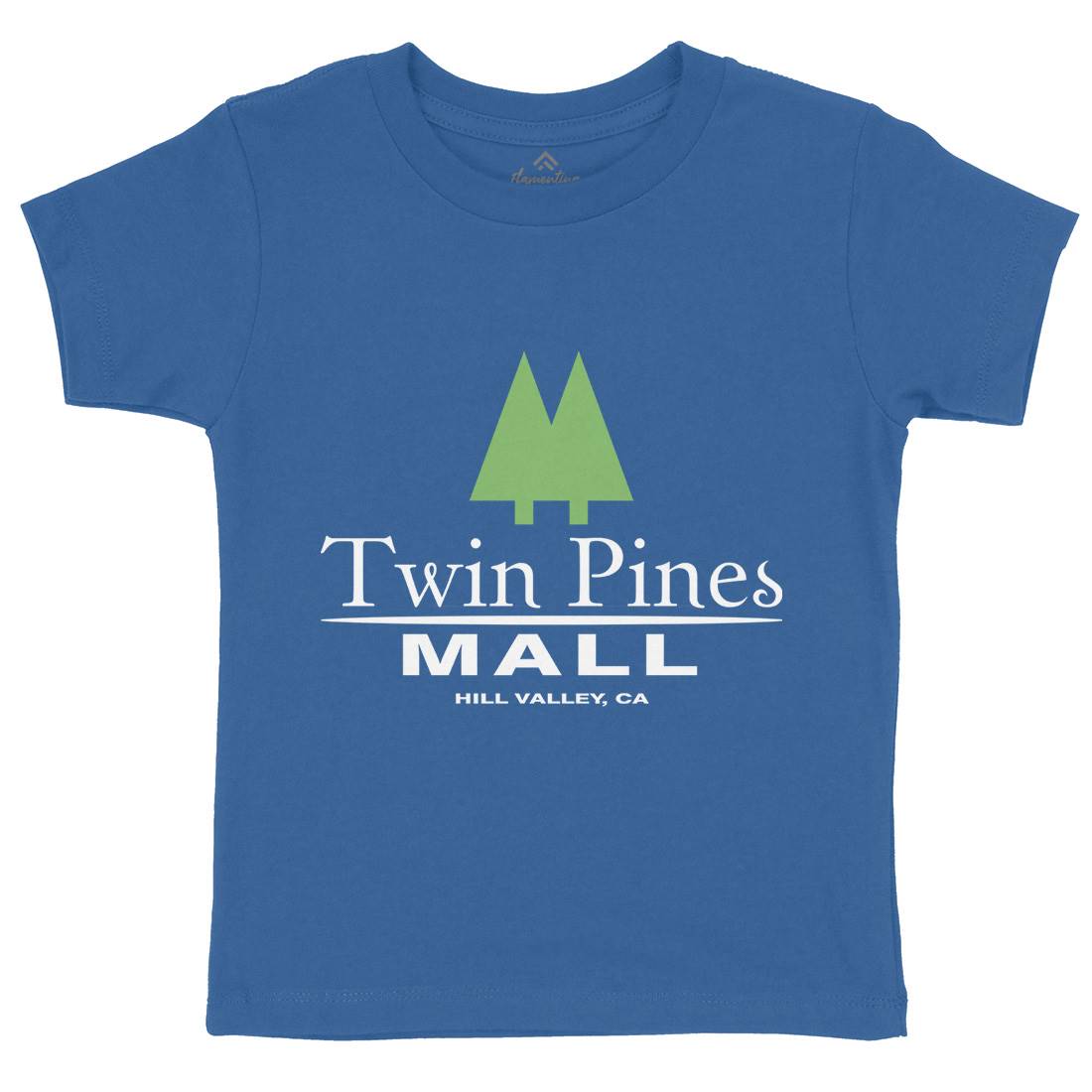 Twin Pines Mall Kids Organic Crew Neck T-Shirt Space D311