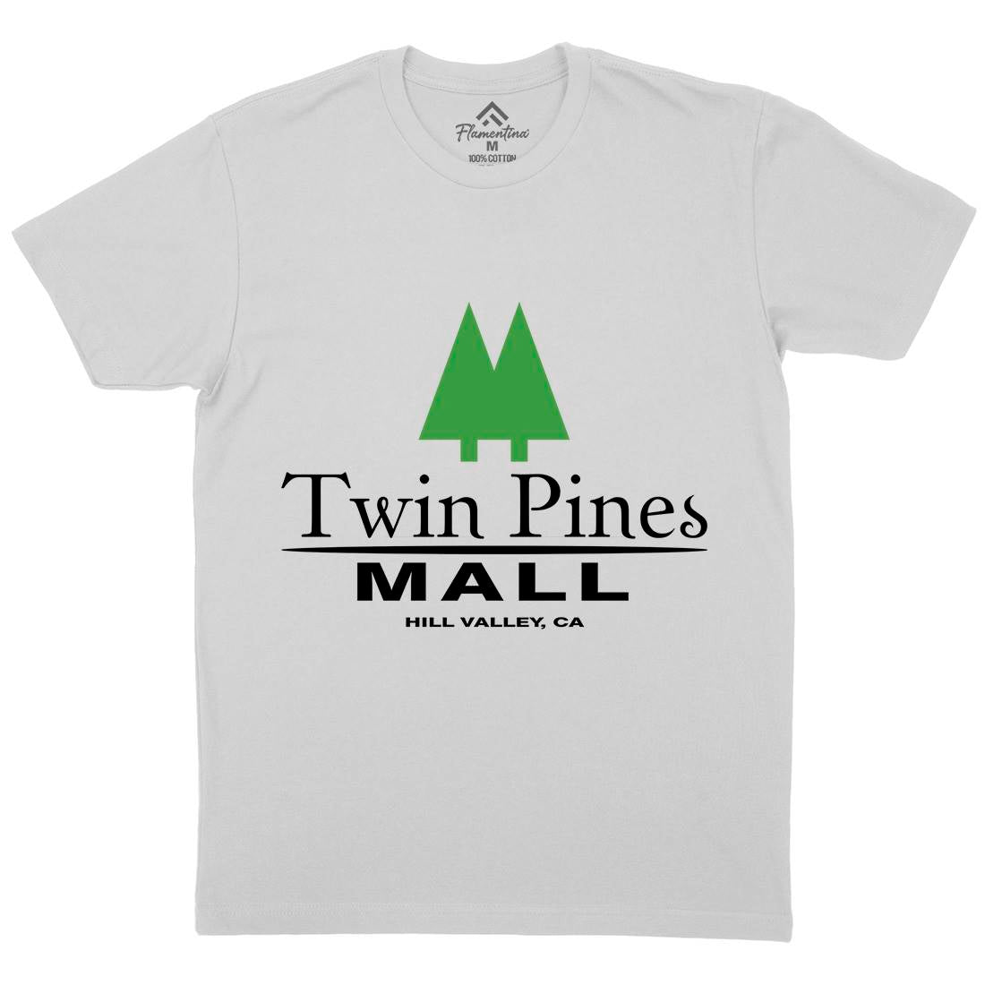 Twin Pines Mall Mens Crew Neck T-Shirt Space D311