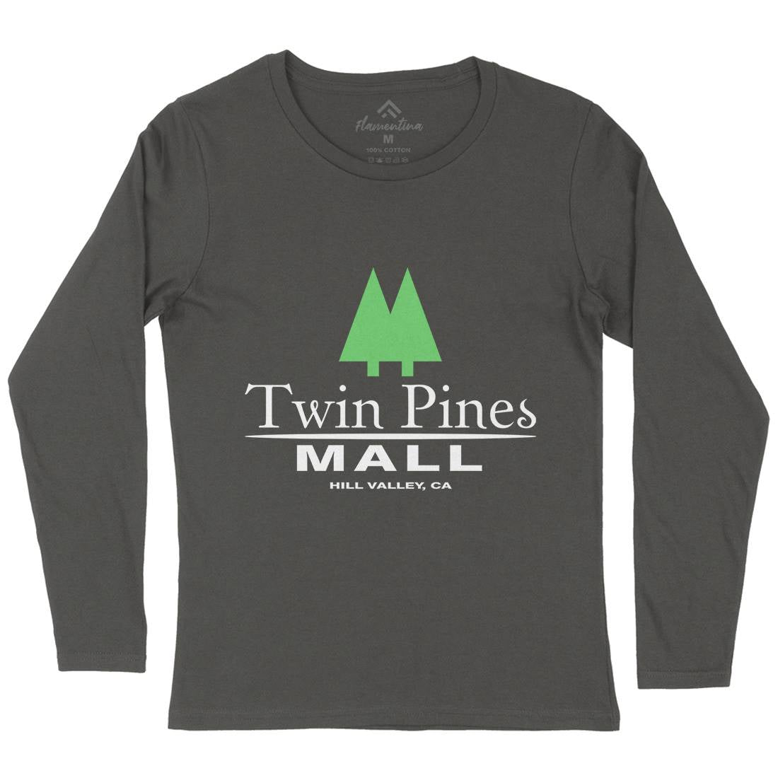 Twin Pines Mall Womens Long Sleeve T-Shirt Space D311