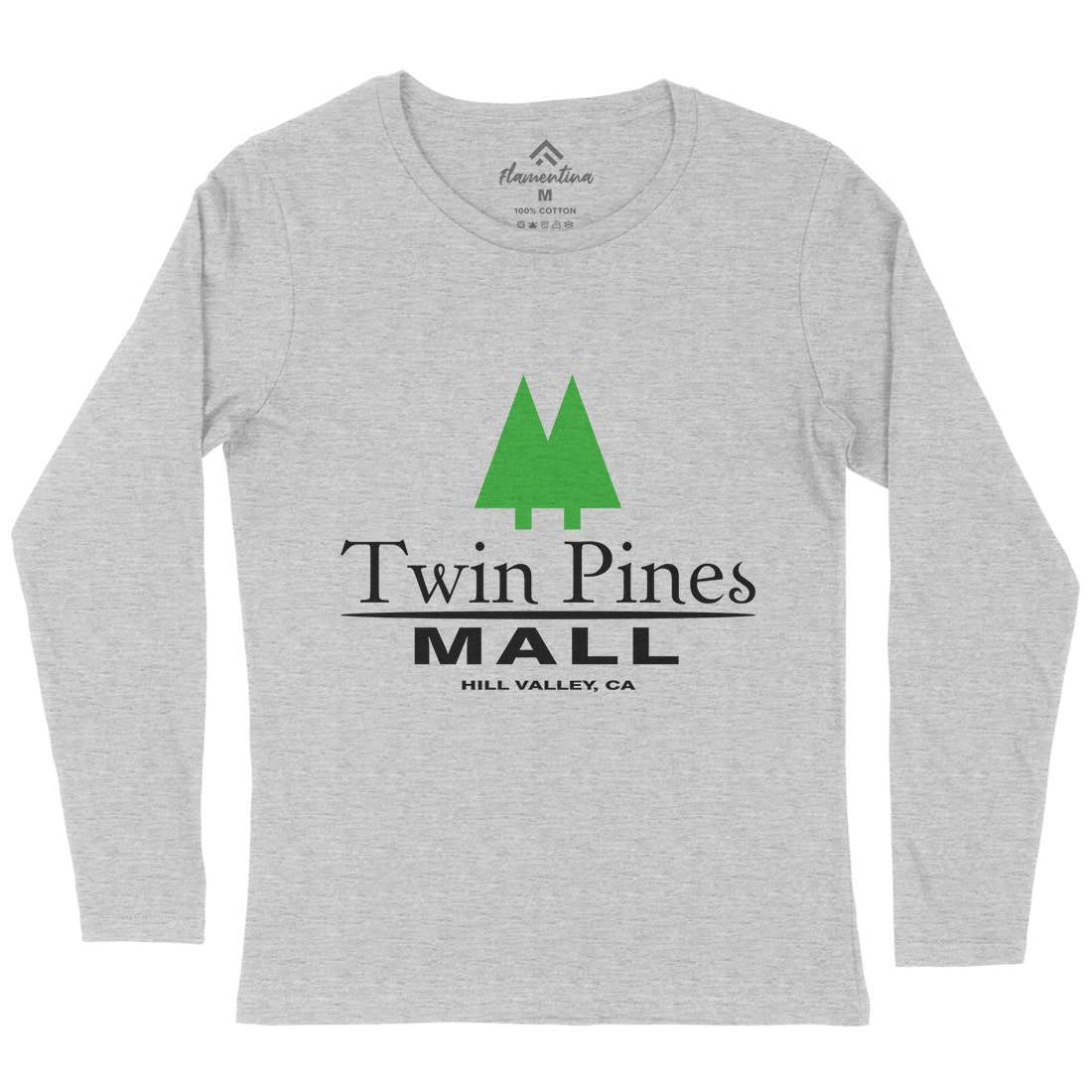 Twin Pines Mall Womens Long Sleeve T-Shirt Space D311