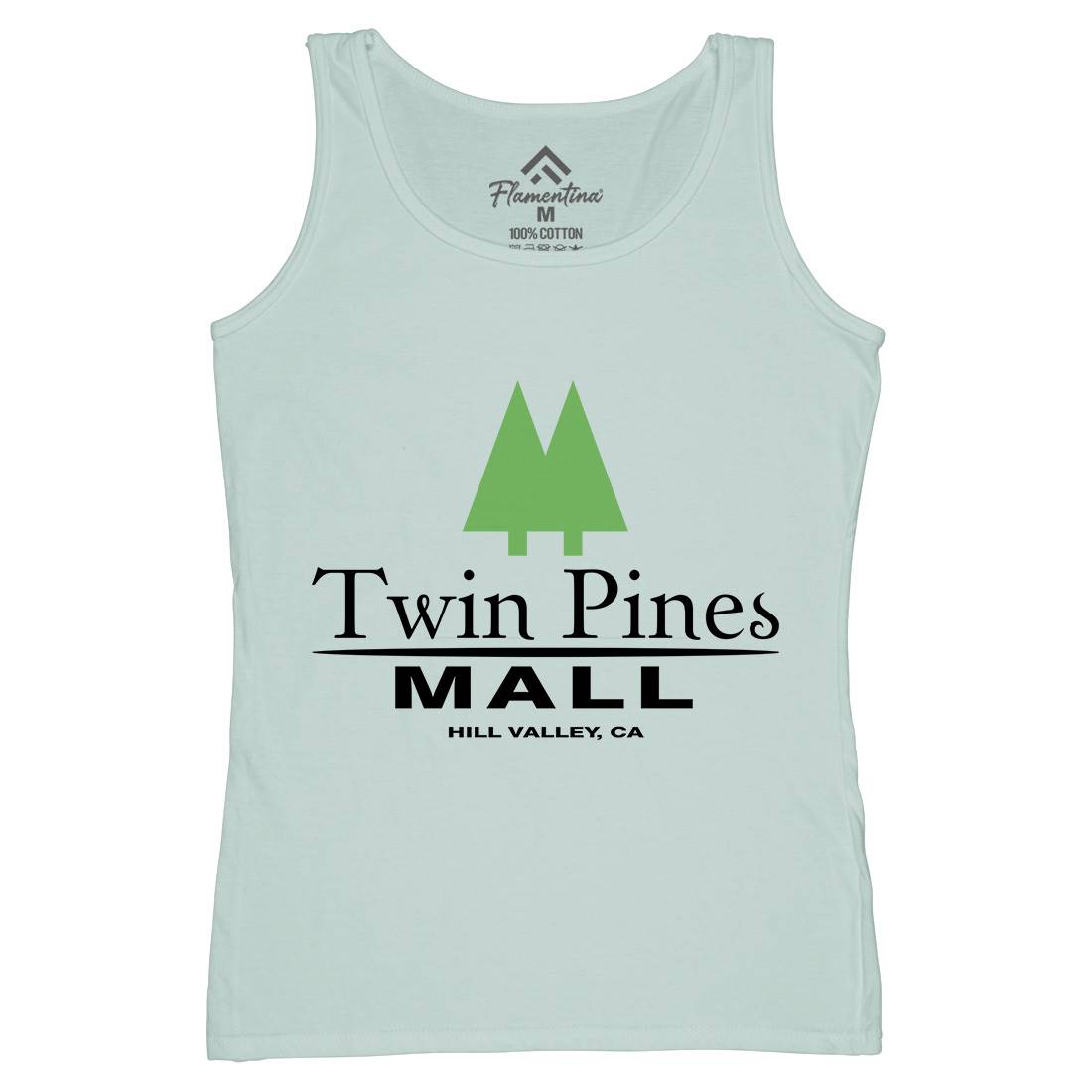 Twin Pines Mall Womens Organic Tank Top Vest Space D311