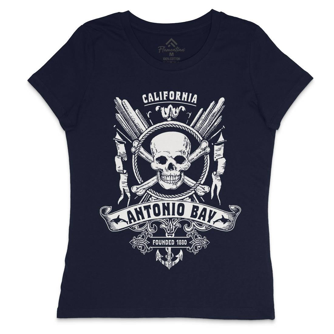 Antonio Bay Womens Crew Neck T-Shirt Horror D312