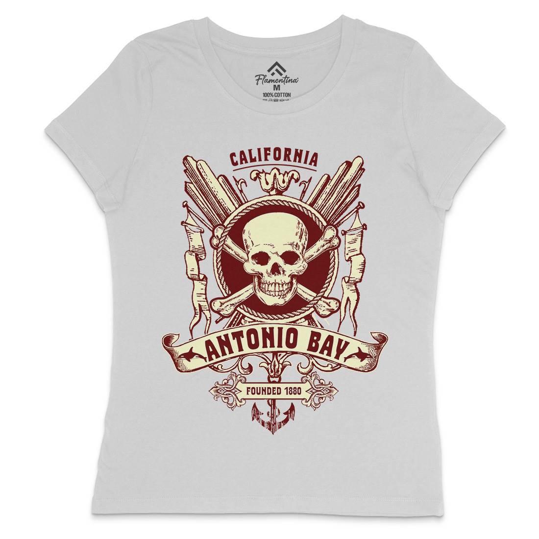 Antonio Bay Womens Crew Neck T-Shirt Horror D312